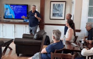 boat as a business seminar | The Catamaran Gurus boat as a business seminar