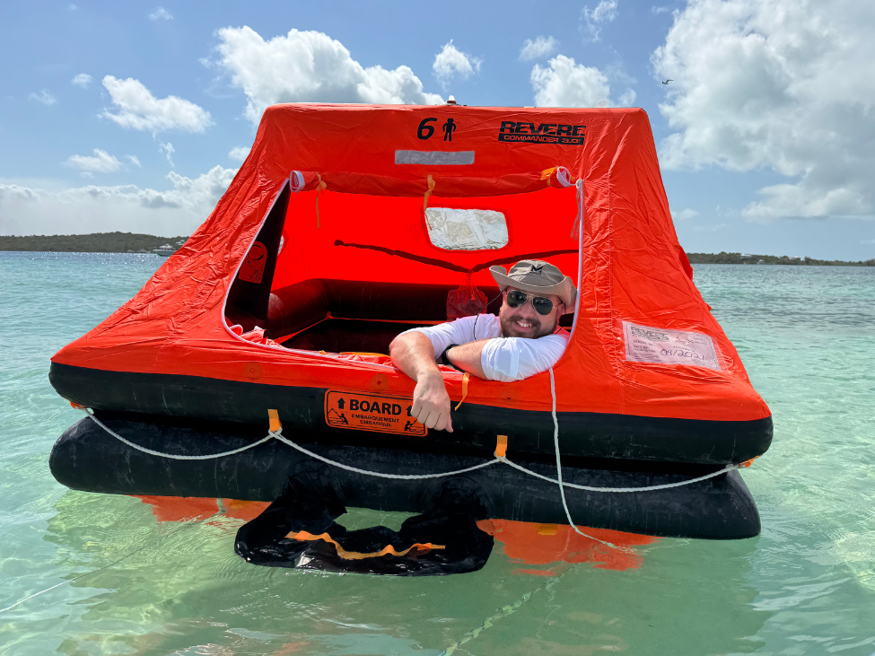 life raft tutorial 1 | The Catamaran Gurus life raft tutorial